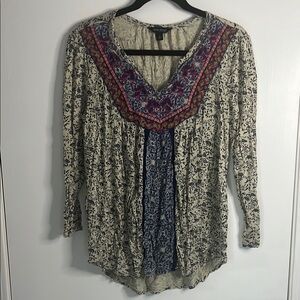 Bohemian Print Women's Top